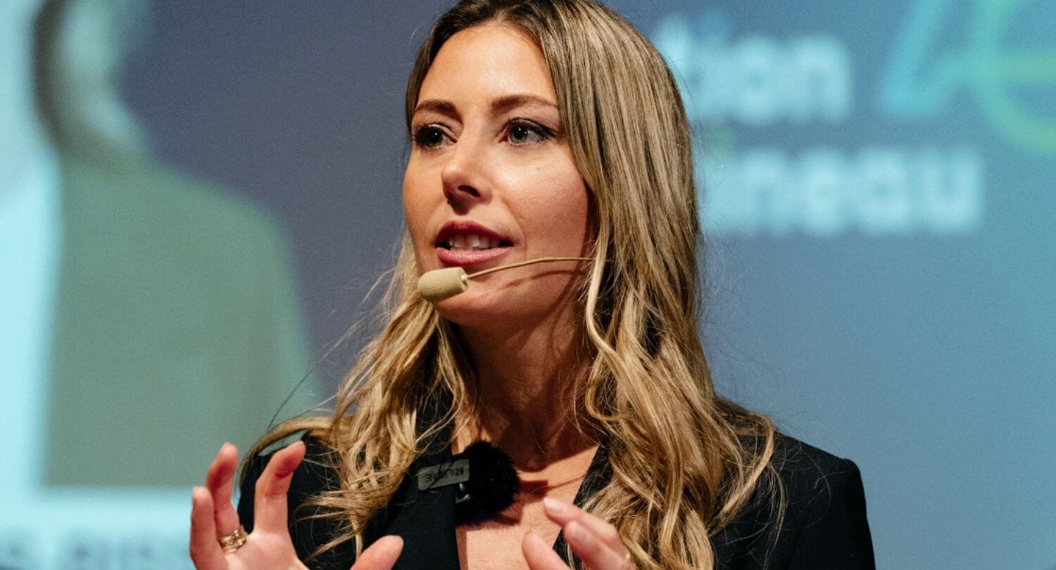 Maude Marquis-Bissonnette, maire de Gatineau, s'exprimant lors d'un événement